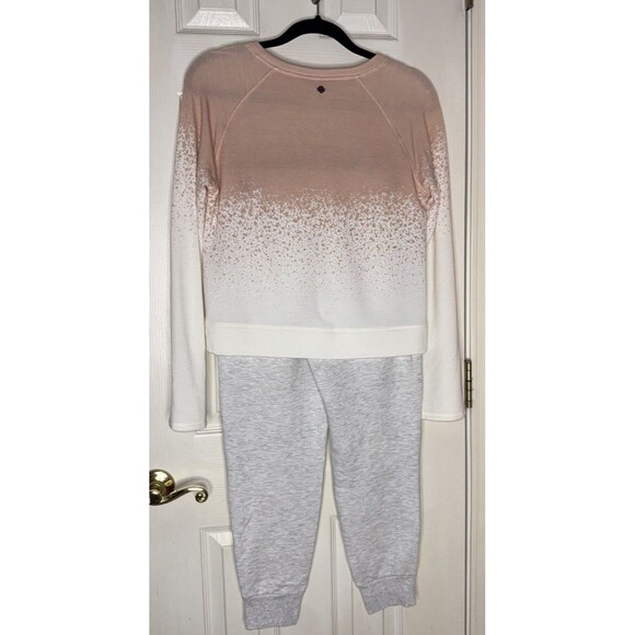 Women’s XS CALIA by Carrie Underwood Effortless Drip Dye Zipper Bell Sleeve SET - Picture 2 of 13